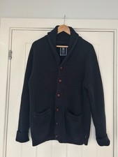 Mens navy blue collared