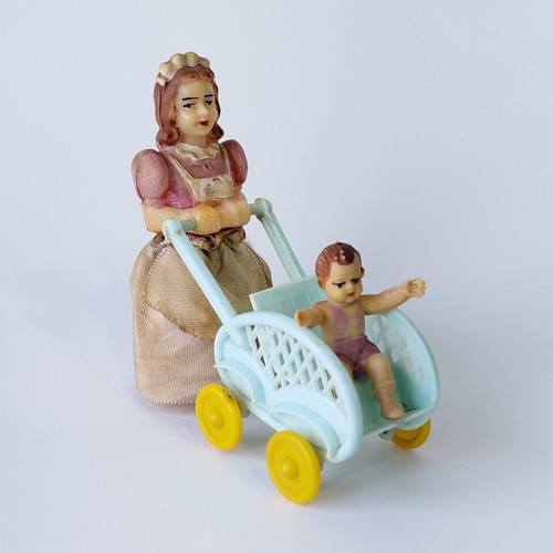 Vintage hand painted celluloid - vintage,