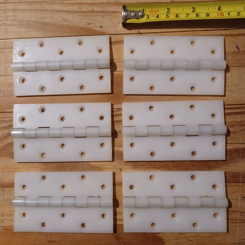 Plastic hinges 6 - hinges, x