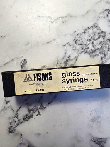 Vintage fisons glass - vintage,