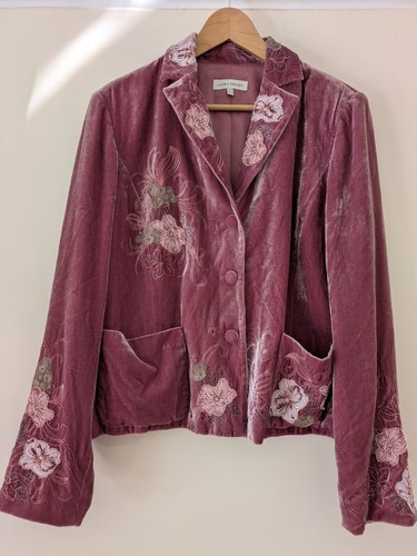 Laura ashley velvet jacket - velvet,