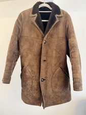 Vintage - Baileys Of Glastonbury Sheepskin Coat Brown Size 40”
