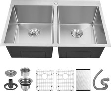 Stainless steel double - double, twin