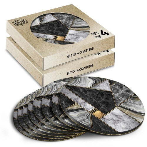 Boxed round coasters - x,