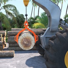 25" Claw Hook Log Lifting