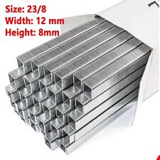 1000 x Pack Heavy Duty 8mm Staples Staple Gun Tacker Upholstery Pins For Stapler