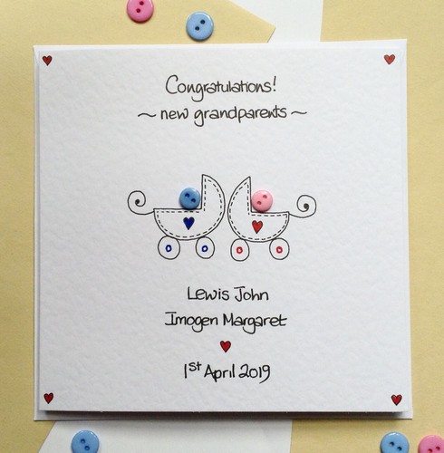 Personalised handmade button - handmade,