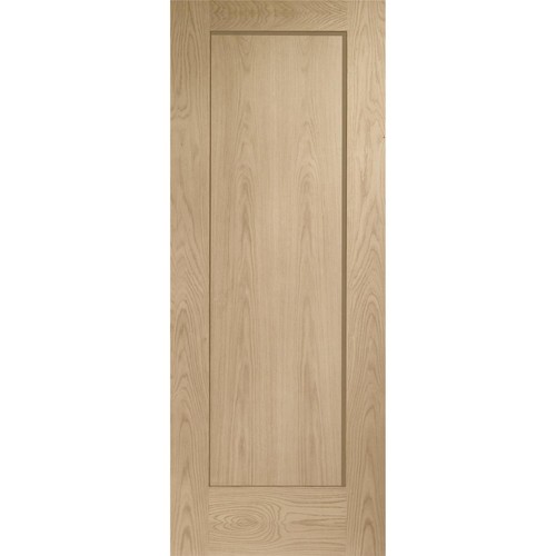 Internal oak one panel door - internal,