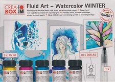 Fluid Art - Watercolour Winter