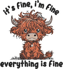 HKLIOPU Highland Cow Cross