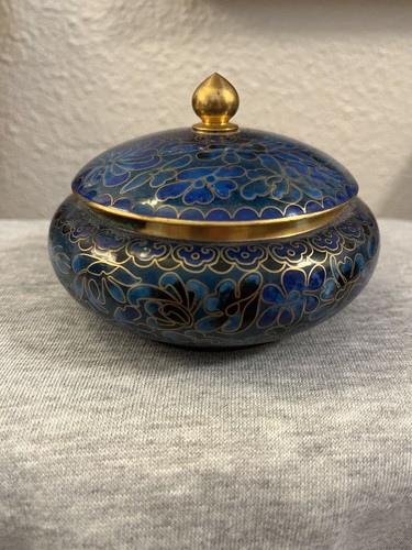 Vintage blue foral - blue,