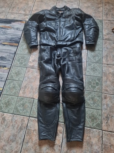 Piece rev leather suit - leather, suit.