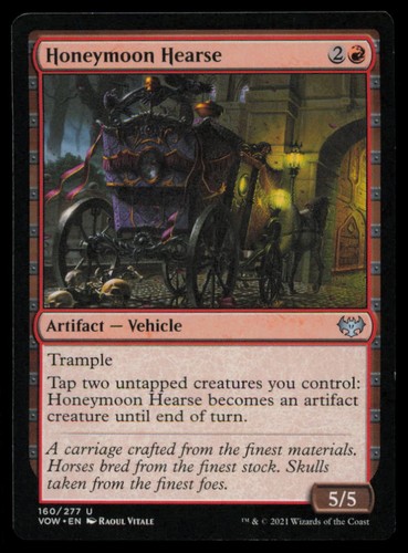 Honeymoon hearse 160 uncommon - hearse,