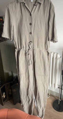 Topshop jumpsuit beige tapered - beige,