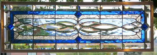 Stained glass transom - transom, window