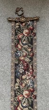 Tapestry wall hanging in the style of a bell pull