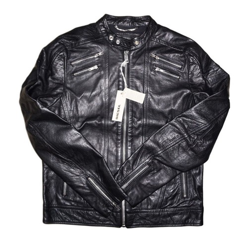 Diesel neilor leather jacket - diesel, l-neilor
