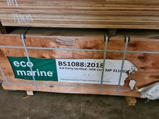 Marine Plywood BS1088 2440 X 608 X 18MM (8X2) *COLLECT ONLY*