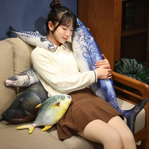 Realistic fish plush toy - 3d,