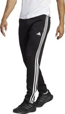 adidas Train Essentials 3 Stripes Mens Training Joggers Black Workout Sweatpants