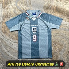 🚨 LAST ONE | England Umbro 1996/97 Away Retro T-Shirt | Shearer #9 ⭐️ | L ✅