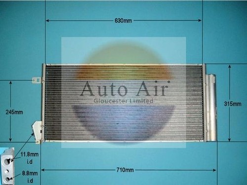 Auto air 6222 c condenser - a/c,