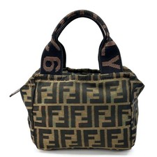 Fendi Purse  Pouch Handbag Zucca  Nylon Authentic 344T0326
