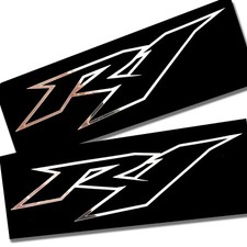 YZF R1 Silver chrome out line