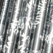 4 Rolls Charcoal Floral