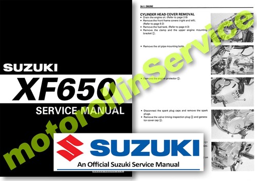 Suzuki xf650 freewind service - suzuki,