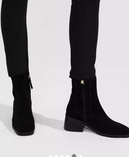 Hobbs fran black suede ankle - fran,