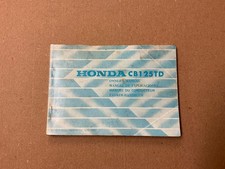 GENUINE HONDA 1982 CB125TD CB