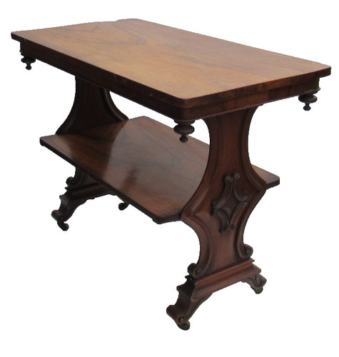 Antique regency mahogany two - antique,
