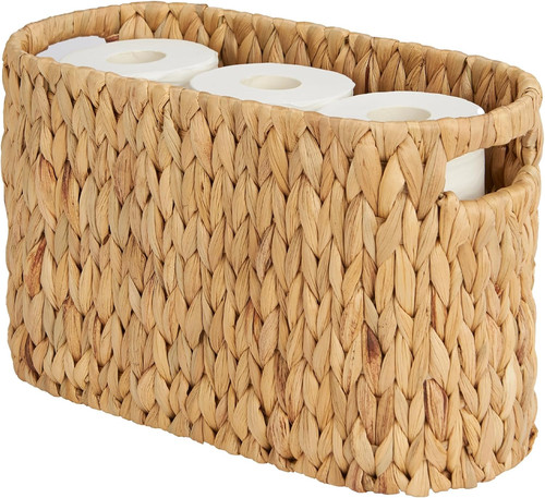 Toilet paper storage basket - toilet,