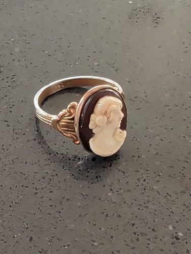 Vintage uncas cameo ring - uncas,