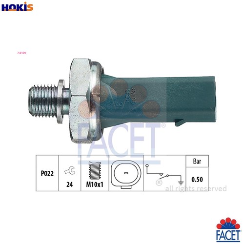 Oil pressure switch 0139 - oil, 7.0139