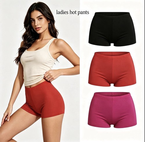 Pack ladies hot pant - hot, plain