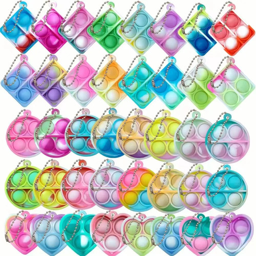 50pcs mini pop keychain - 10-50pcs,