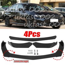 Gloss Black Lower Front Bumper Lip Splitter Spoiler For BMW 3 Series E46 E90 E92