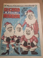 SLADE at NO 1 : Vintage RECORD MIRROR Magazine 22 DECEMBER 1973 NME