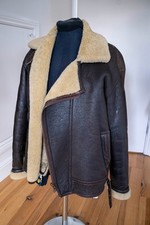 AVIATOR  SHEEPSKIN  JACKET  LAKELAND LEATHER - 40  CHEST  