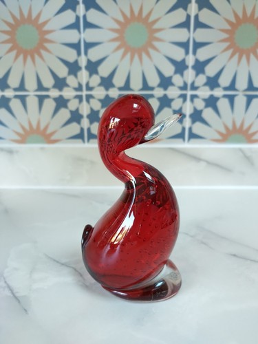 Whitefriars ruby glass dilly - glass,