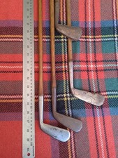 TimewarpGolf - 4x Tom Stewart clubs. hickory golf clubs. 