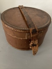 Vintage Round Brown Leather