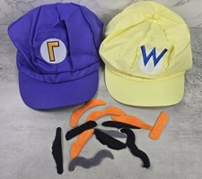 Lot 2 Wario Waluigi Newsboy