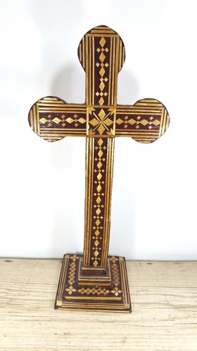 Vintage straw applique - , folk