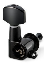 Schaller M6 Mini Buttons Tuners/Machine heads, 3x3 Black 10040423.01.36