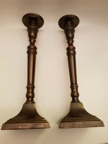 Chrome candlestick holders - chrome,