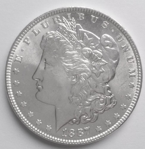 1887 morgan dollar coin united - 1887,