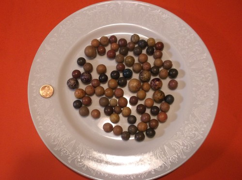 Lot vintage clay - 80,